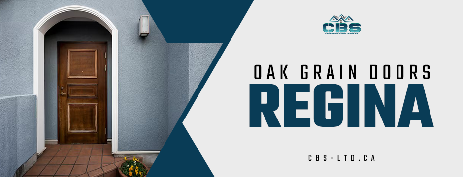 Oak grain doors Regina