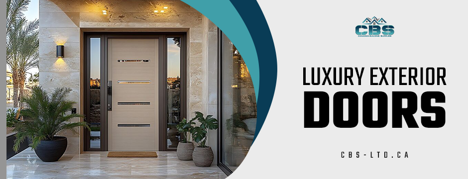 Luxury exterior doors