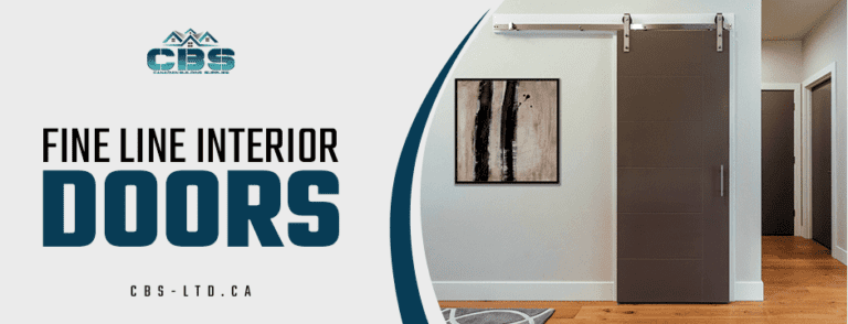 Fine line interior doors