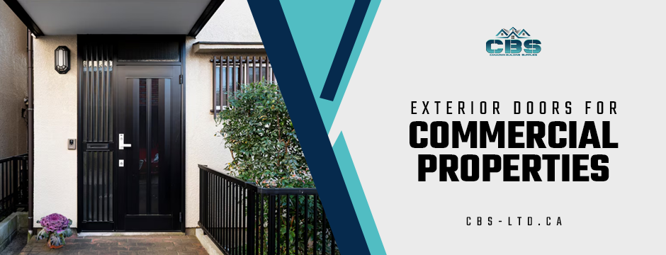 Exterior doors for commercial properties