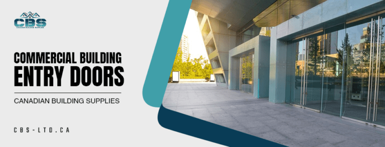 commercial building entry doors - Canadian Building Supplies