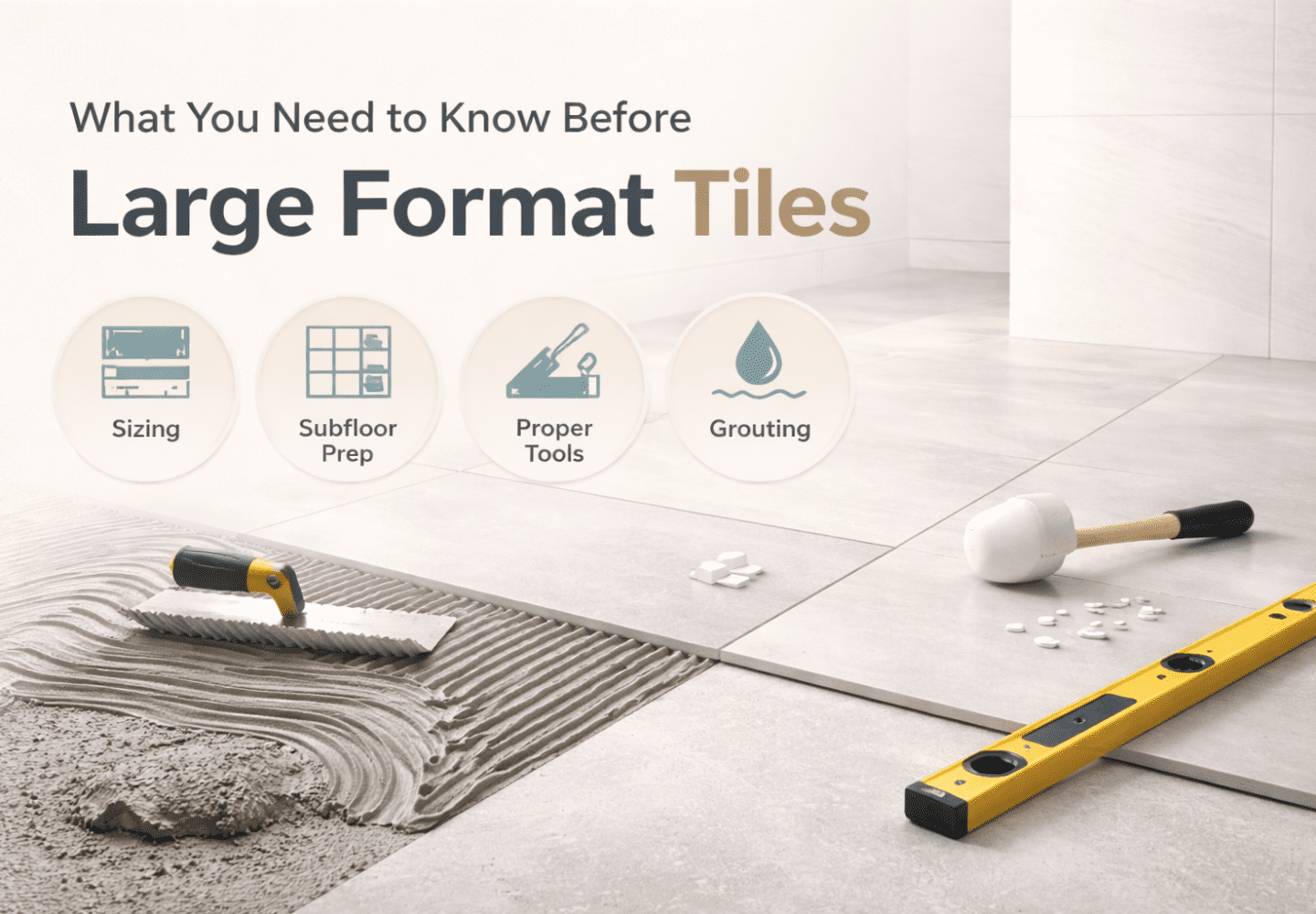 now Before Installing Large Format Tiles