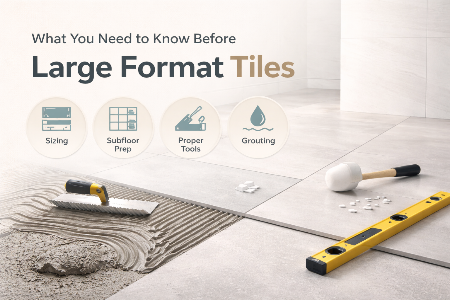 now Before Installing Large Format Tiles