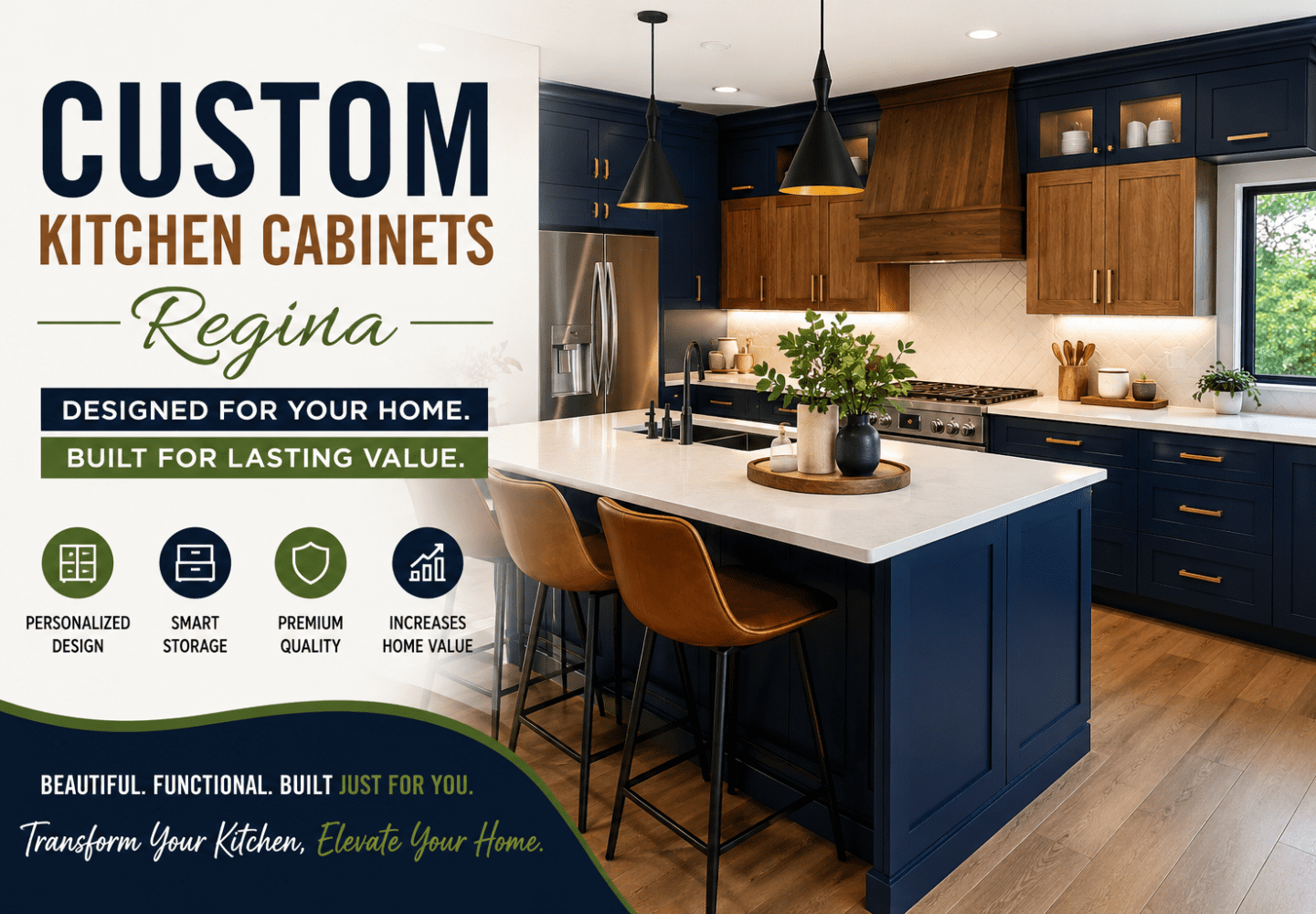 Custom Kitchen Cabinets Regina