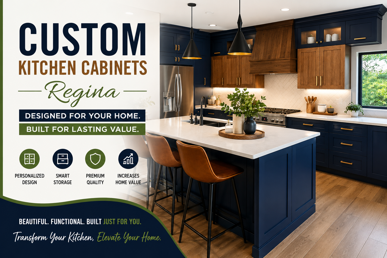 Custom Kitchen Cabinets Regina